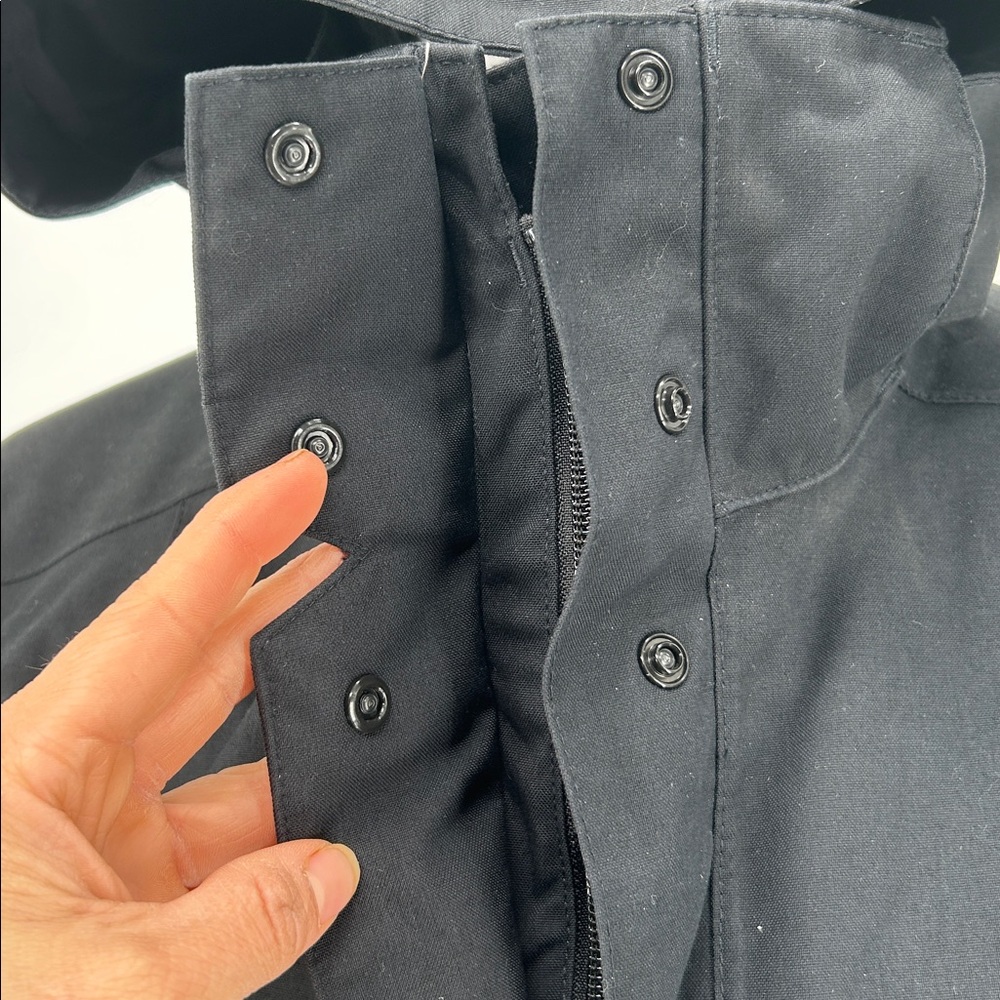 Patagonia Women's Vosque 3-in-1 Parka Black Trench Coat Size M - Picture 6 of 15